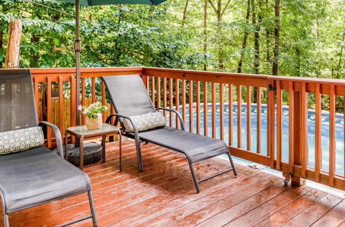 Pocono Cabin With Private Pool At Shawnee Mtn 이스트스트로즈버그 외부 사진